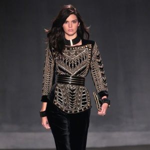 Balmain for H&M Waist Belt Black Gold